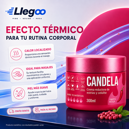 Crema Reductora de Estrías y Celulitis CANDELA